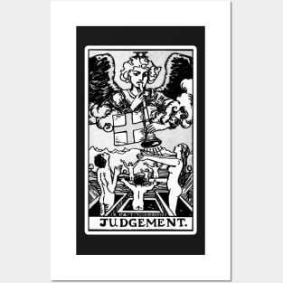 XX. Judgement Tarot Card | Black and white Posters and Art